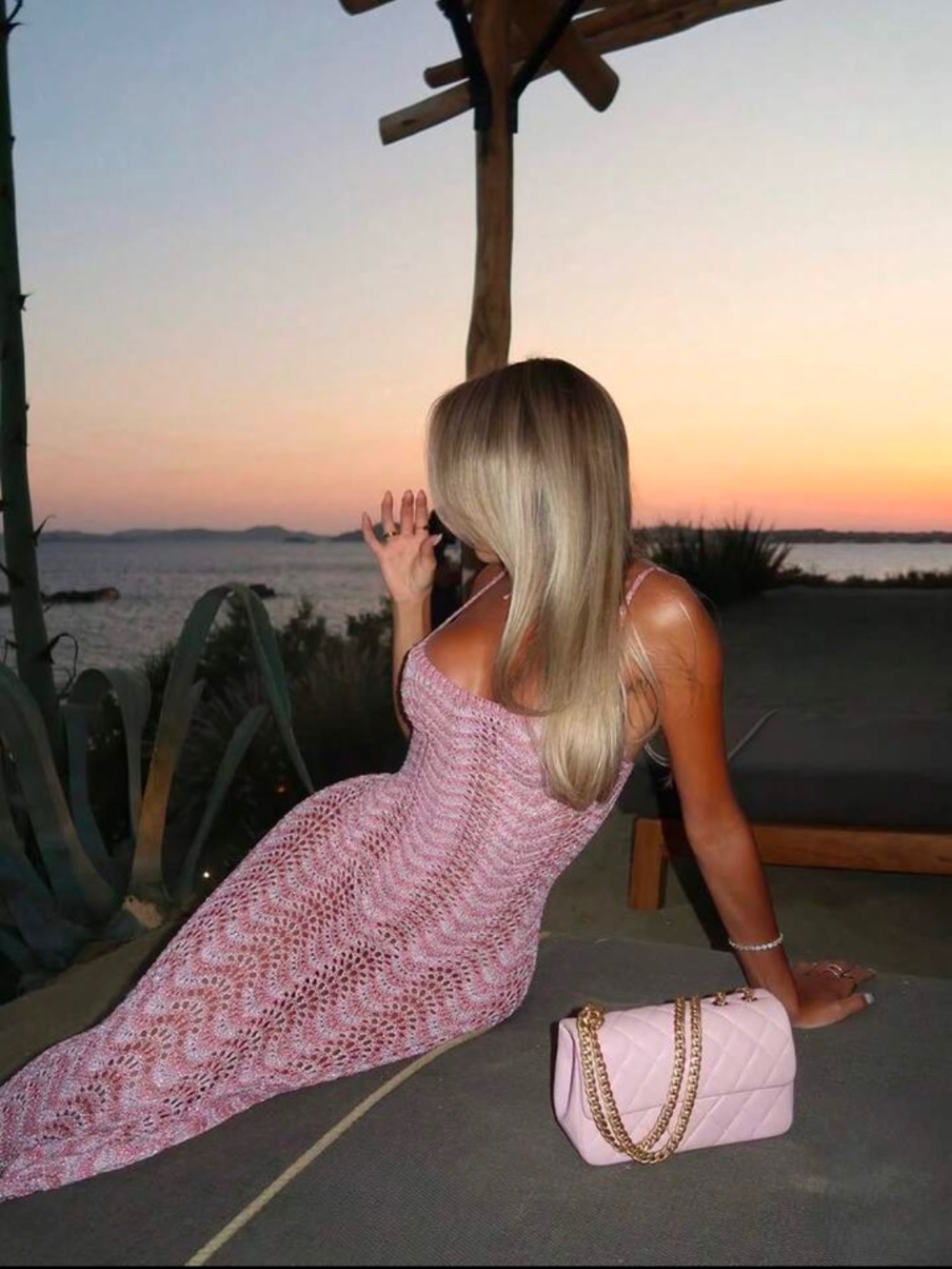 Brand new pink and white beach vacation dress GORGEOUS fitting!